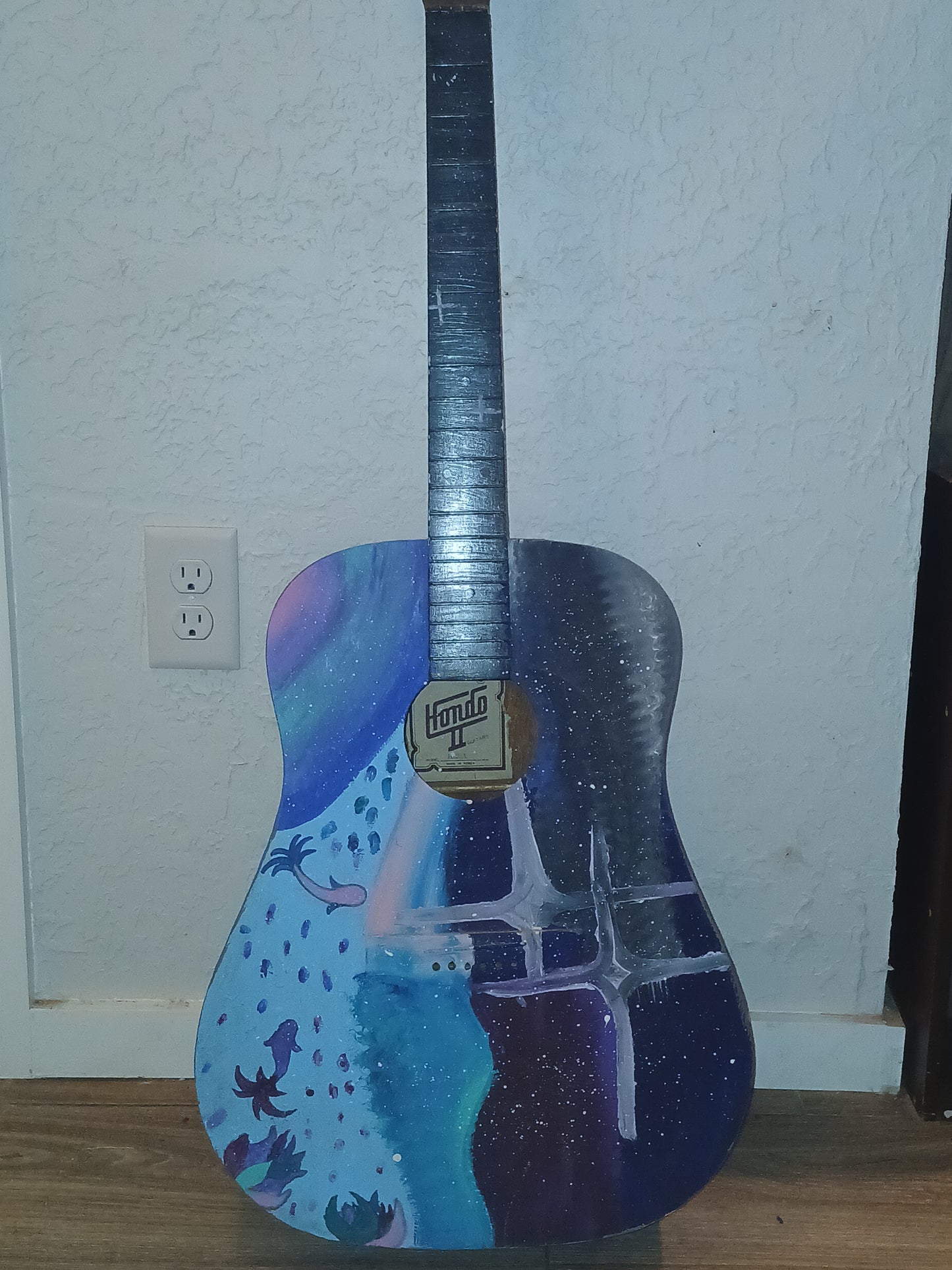 painted guitar